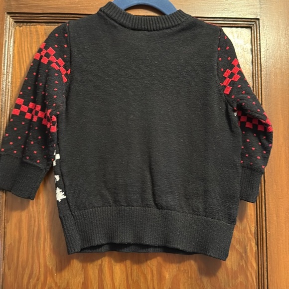 Disney Cars Lighting McQueen Red and Black Christmas Sweater - Picture 7 of 7